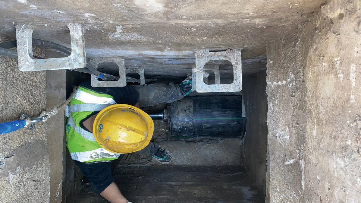 金沙HDPE短管内衬法